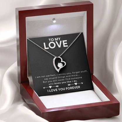 TO MY LOVE - HEART NECKLACE - NEW