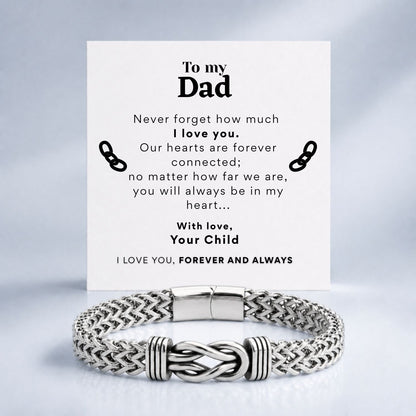 To My Dad - Deluxe Infinity Bracelet