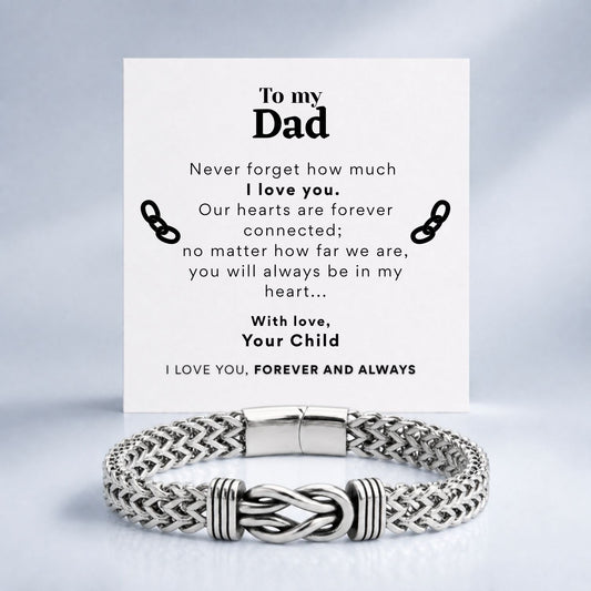 To My Dad - Deluxe Infinity Bracelet