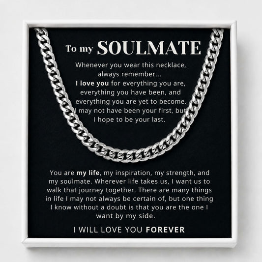 To My Soulmate - Always Remember Chain Necklace
