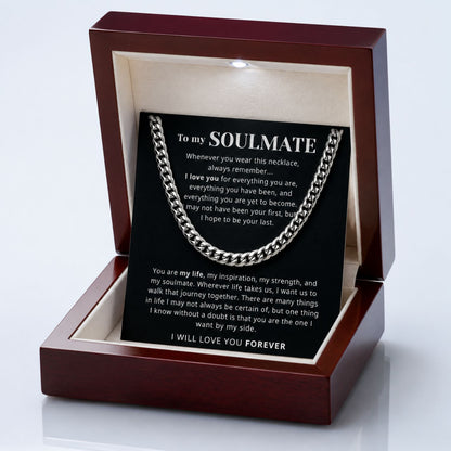 To My Soulmate - Always Remember Chain Necklace