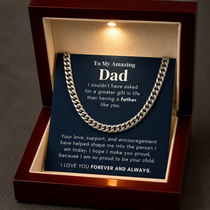 To My Amazing Dad - Chain Necklace