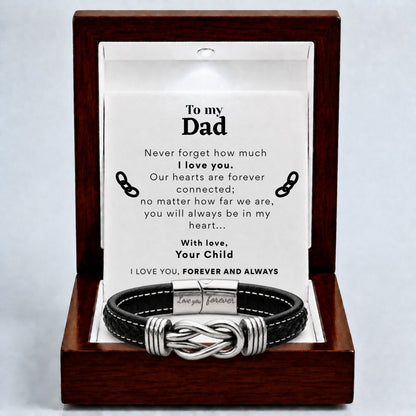 To My Dad - Infinity Bracelet