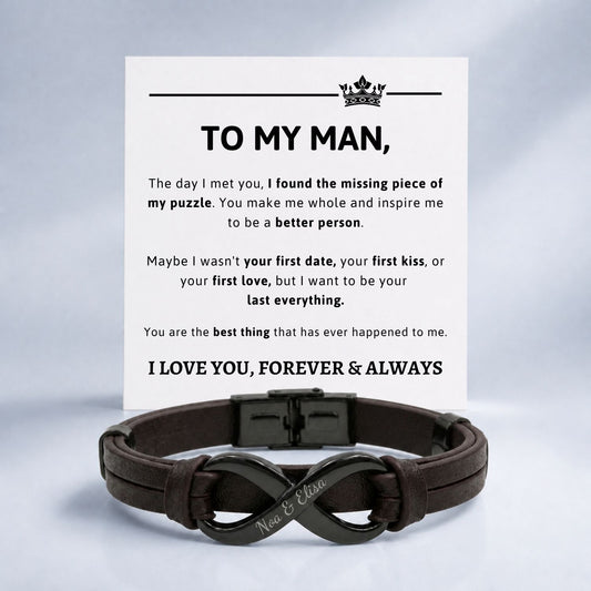 Infinity Dual Name Bracelet