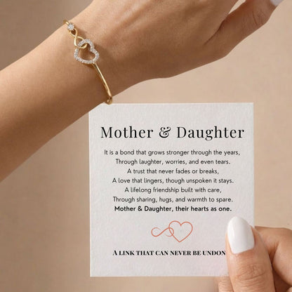 Mother & Daughter - Infinity Heart Bracelet V2