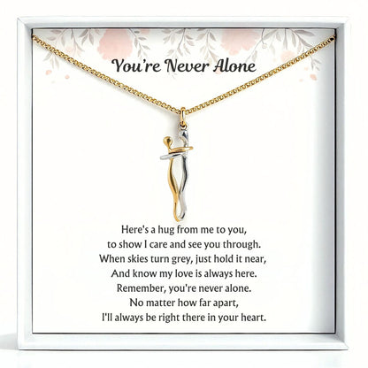 Hug Necklace - V6 - You're Never Alone