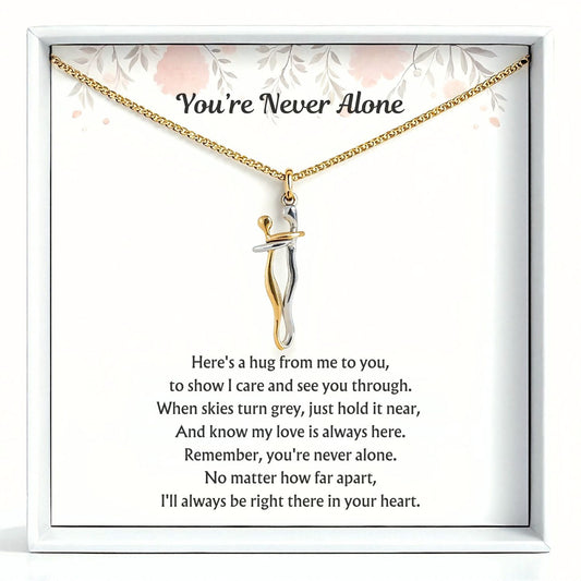 Hug Necklace - You're Never Alone