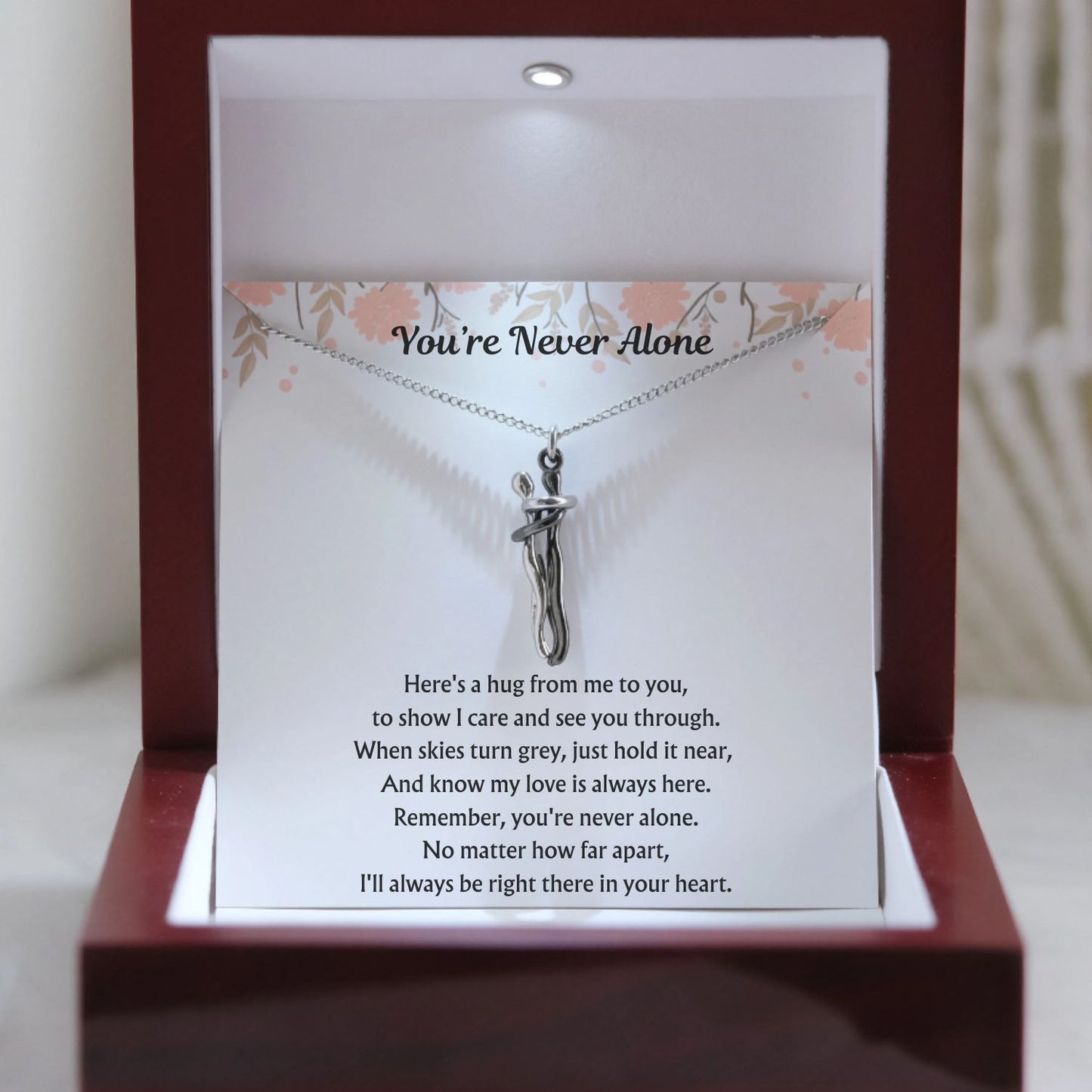 Hug Necklace - V6 - You're Never Alone