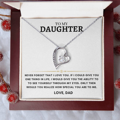 Daughter - Heart Necklace - Dad 6