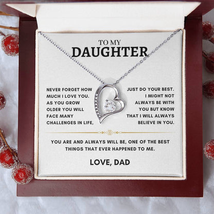 Daughter - Heart Necklace - Dad 2