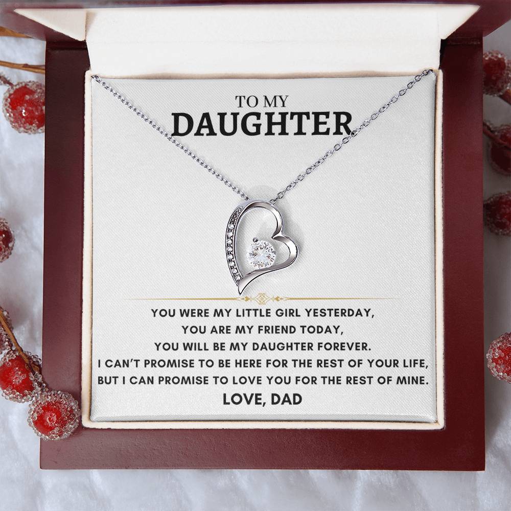 Daughter - Heart Necklace - Dad 8