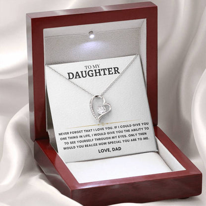 Daughter - Heart Necklace - Dad 6