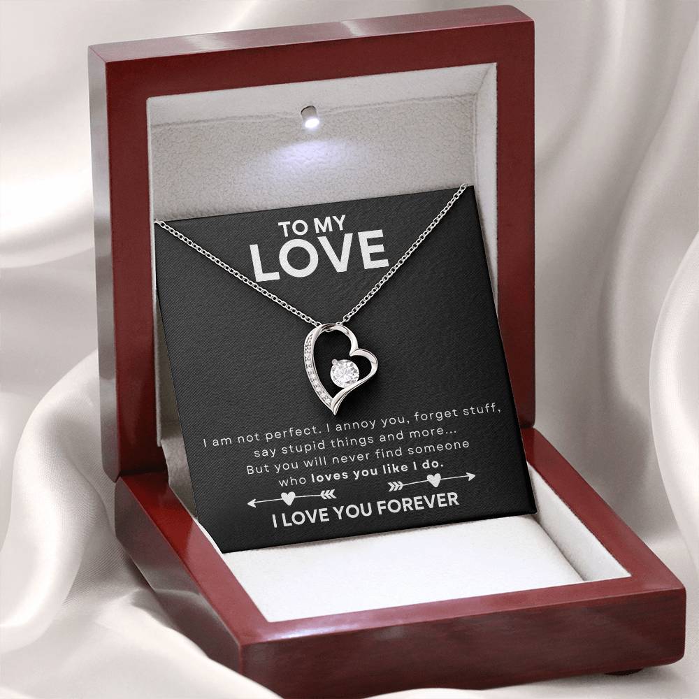 TO MY LOVE - HEART NECKLACE