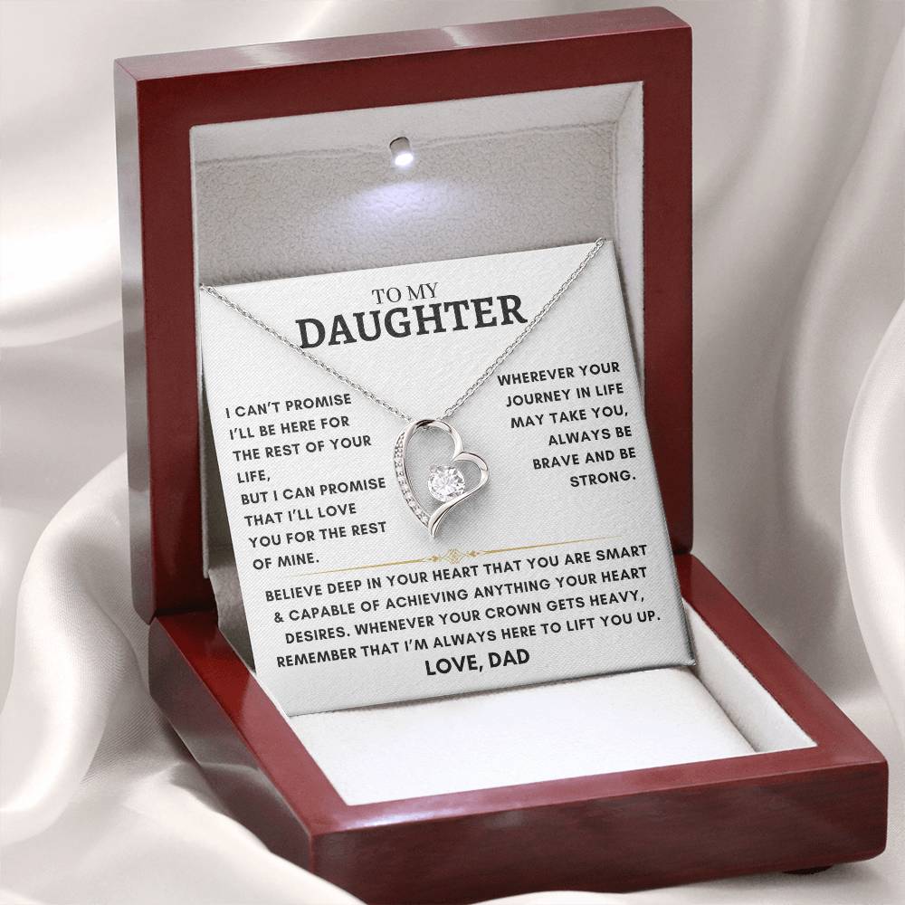 Daughter - Heart Necklace - Dad 3