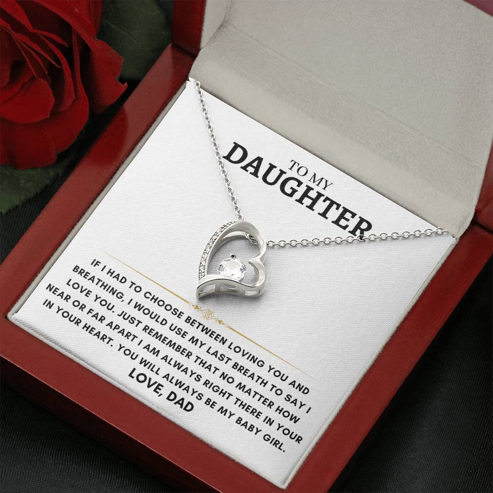 Daughter - Heart Necklace - Dad 9