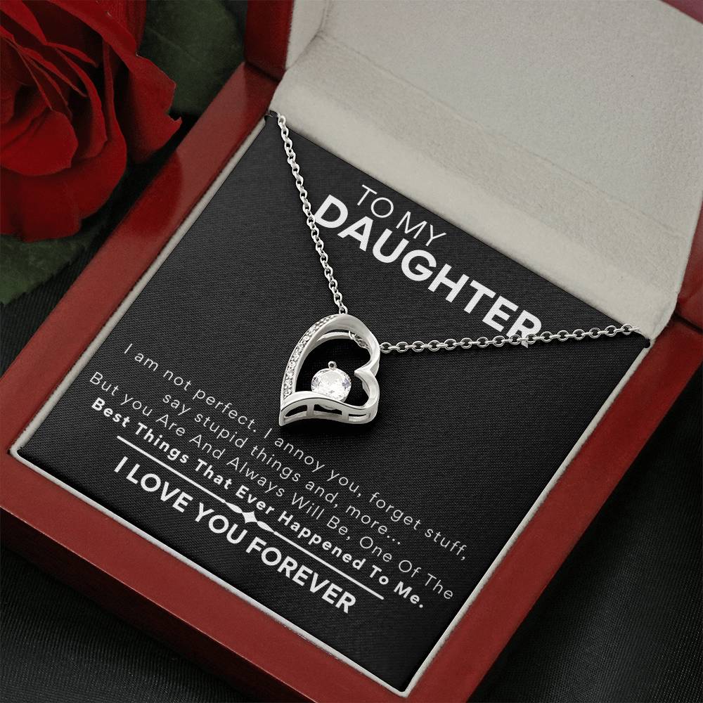 Daughter - Heart Necklace - Dad