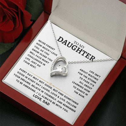 Daughter - Heart Necklace - Dad 4