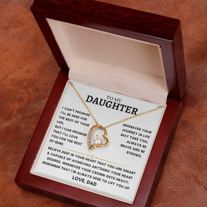 Daughter - Heart Necklace - Dad 3