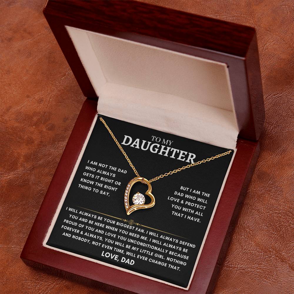 Daughter - Heart Necklace - Dad 5