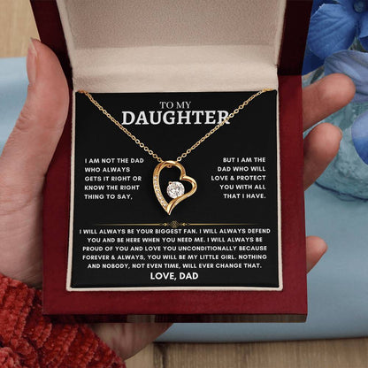 Daughter - Heart Necklace - Dad 5