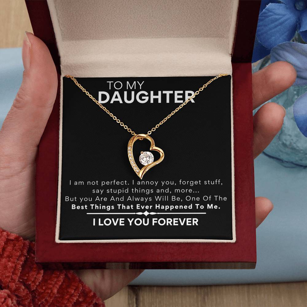 Daughter - Heart Necklace - Dad