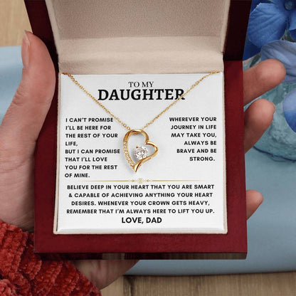 Daughter - Heart Necklace - Dad 3