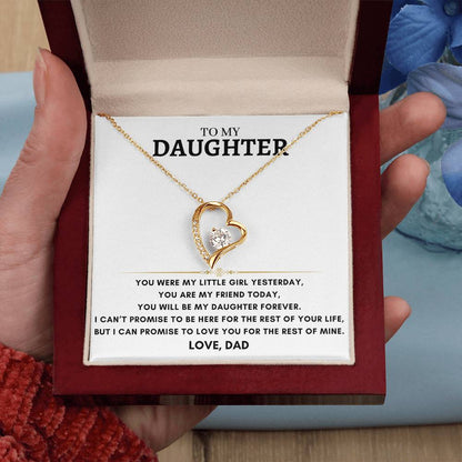 Daughter - Heart Necklace - Dad 8