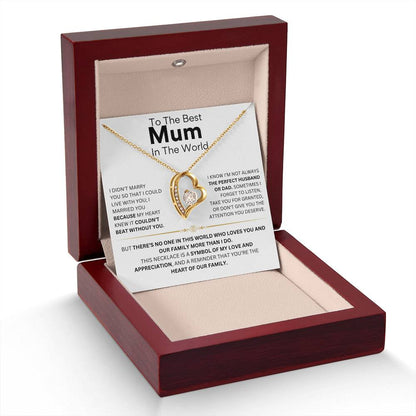 To The Best MUM, Love Heart gift set TM334