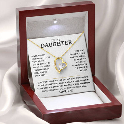 Daughter - Heart Necklace - Dad 4