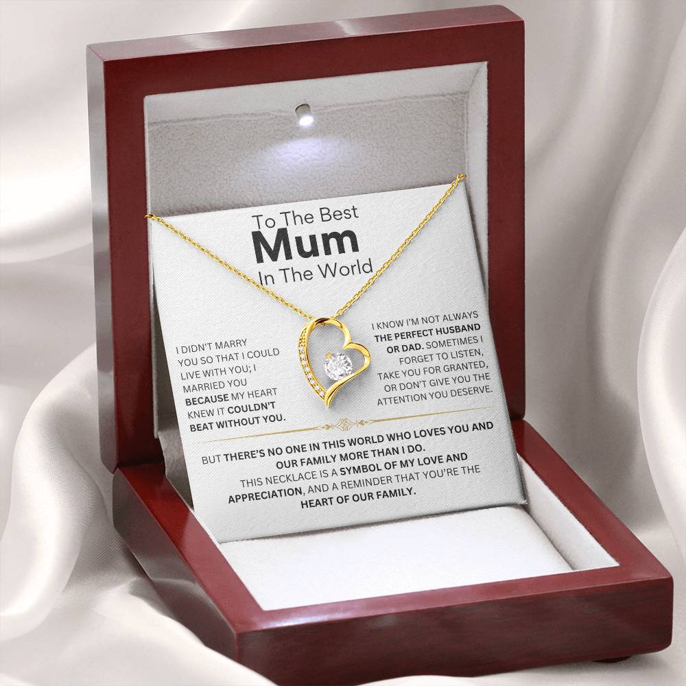 To The Best MUM, Love Heart gift set TM334