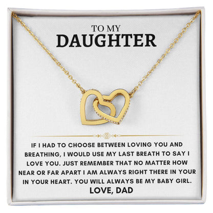 Daughter - Interlocking Hearts - Dad