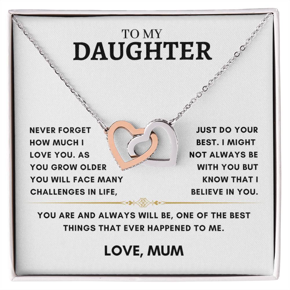 Daughter - Interlocking Hearts - Mum 1