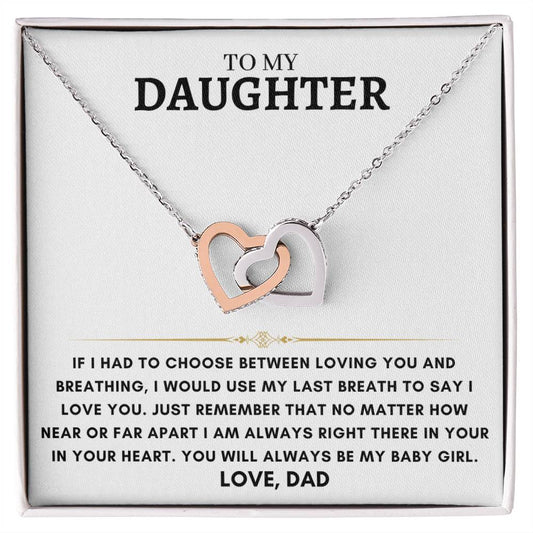 Daughter - Interlocking Hearts - Dad