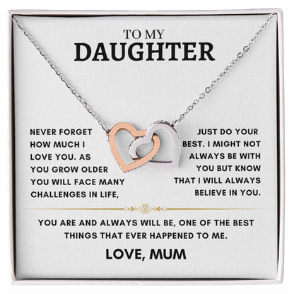 Daughter - Interlocking Hearts - Mum 2