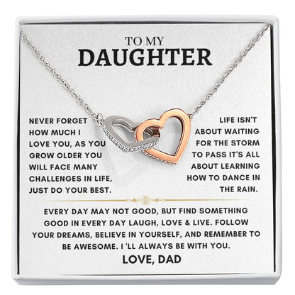 Daughter - Interlocking Hearts - Dad 4