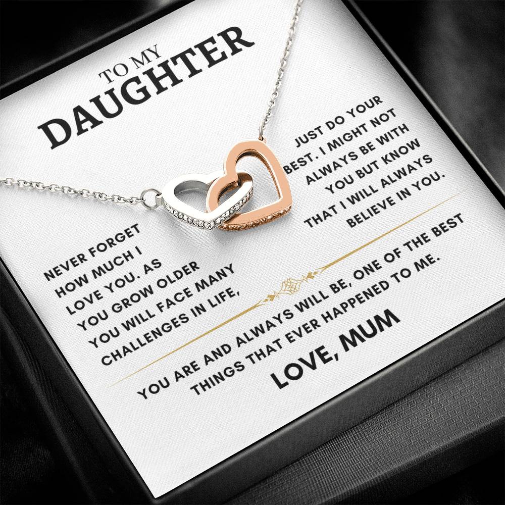 Daughter - Interlocking Hearts - Mum 2