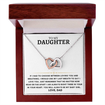 Daughter - Interlocking Hearts - Dad