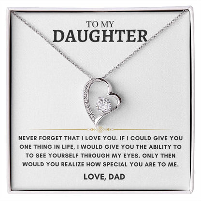 Daughter - Heart Necklace - Dad 6