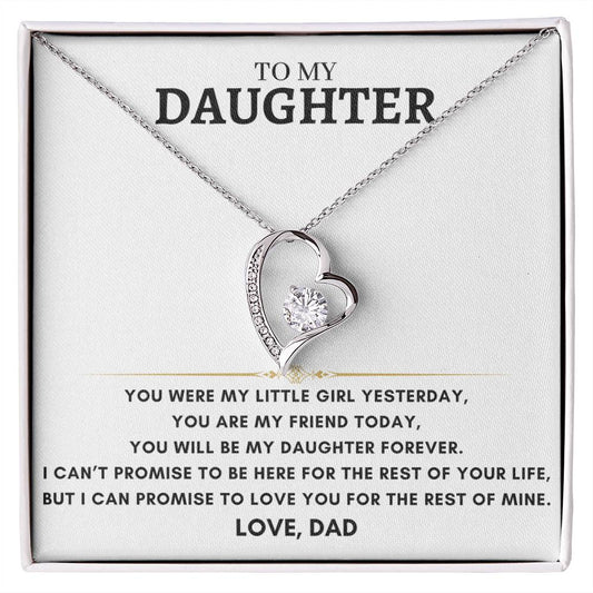 Daughter - Heart Necklace - Dad 8