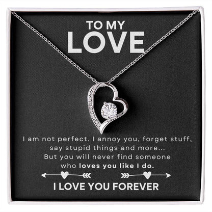 TO MY LOVE - HEART NECKLACE