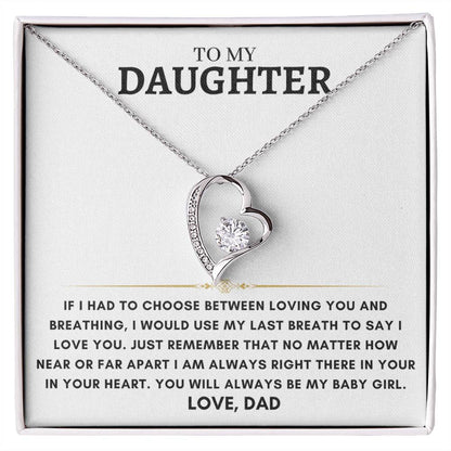 Daughter - Heart Necklace - Dad 9