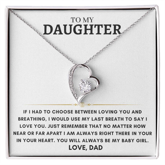 Daughter - Heart Necklace - Dad 9