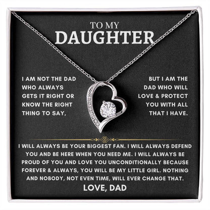 Daughter - Heart Necklace - Dad 5