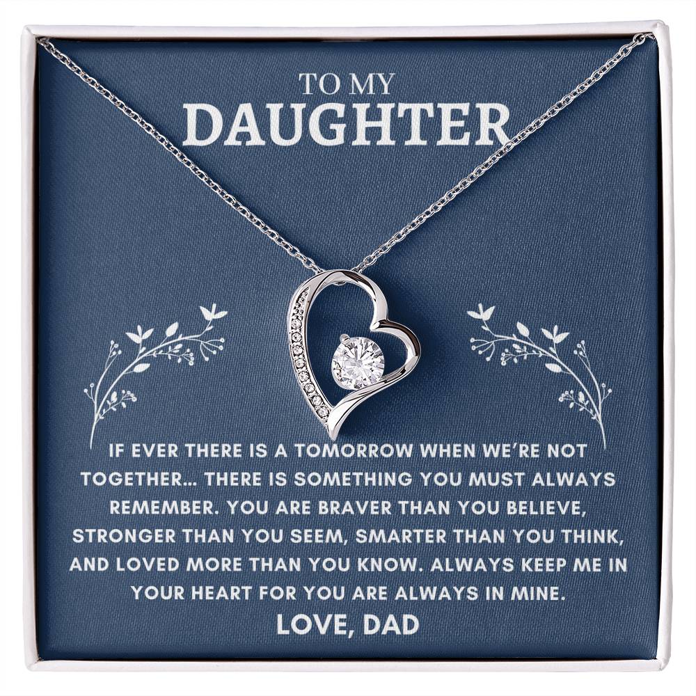 Daughter - Heart Necklace - Dad 7