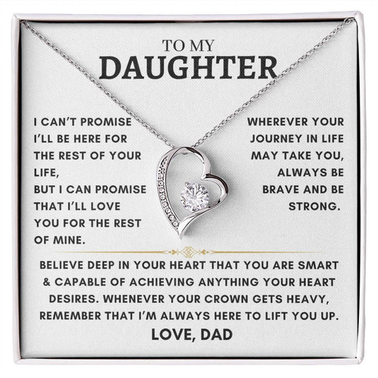 Daughter - Heart Necklace - Dad 3