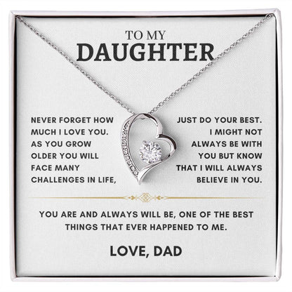 Daughter - Heart Necklace - Dad 2