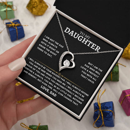 Daughter - Heart Necklace - Dad 5