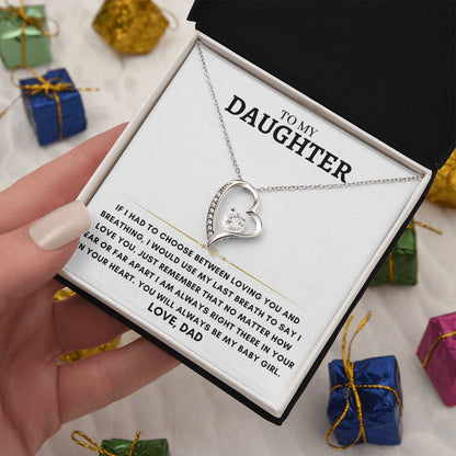 Daughter - Heart Necklace - Dad 9