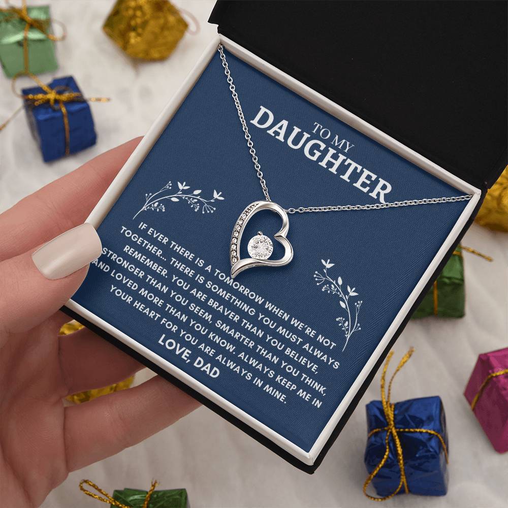 Daughter - Heart Necklace - Dad 7