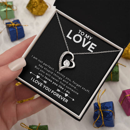 TO MY LOVE - HEART NECKLACE